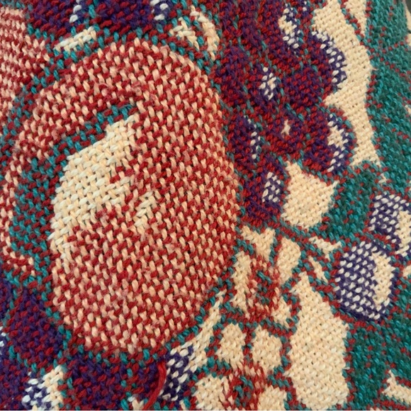 Lady Hawke Blanket Coat Tapestry Cardigan  Western Cottage -Core Boho Gypsy - Picture 9 of 13